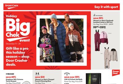 Sport Chek Flyer December 11 to 24