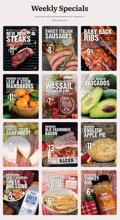 Meridian Farm Market Flyer December 11 to 17
