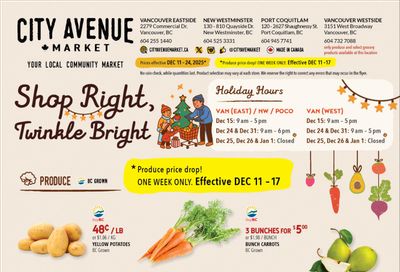 City Avenue Market Flyer December 11 to 24