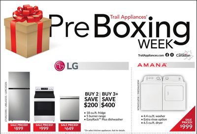 Trail Appliances (AB & SK) Flyer December 11 to 17