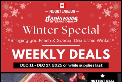 Basha Foods International Flyer December 11 to 17