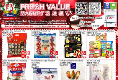 Fresh Value (Scarborough) Flyer December 12 to 18