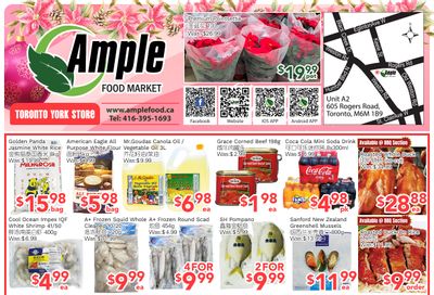 Ample Food Market (North York) Flyer December 12 to 18