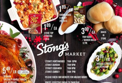 Stong's Market Flyer December 12 to 24