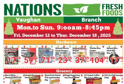 Nations Fresh Foods (Vaughan) Flyer December 12 to 18