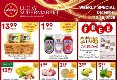 Lucky Supermarket (Winnipeg) Flyer December 12 to 18