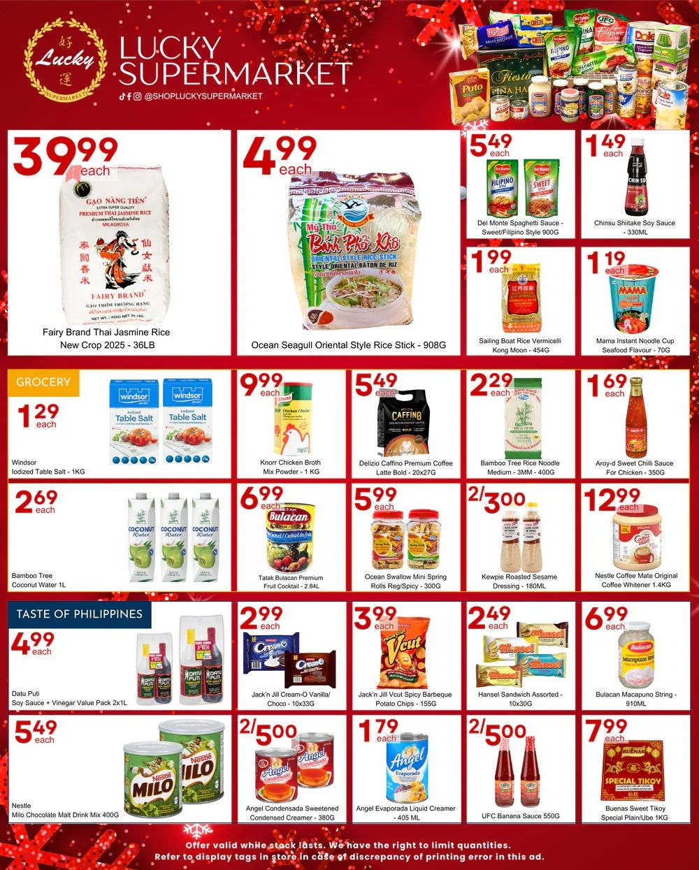 Lucky Supermarket (Winnipeg) Flyer December 12 to 18