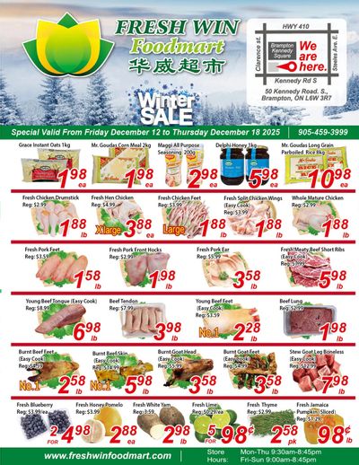 Fresh Win Foodmart Flyer December 12 to 18