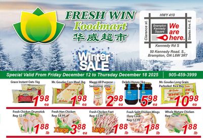 Fresh Win Foodmart Flyer December 12 to 18