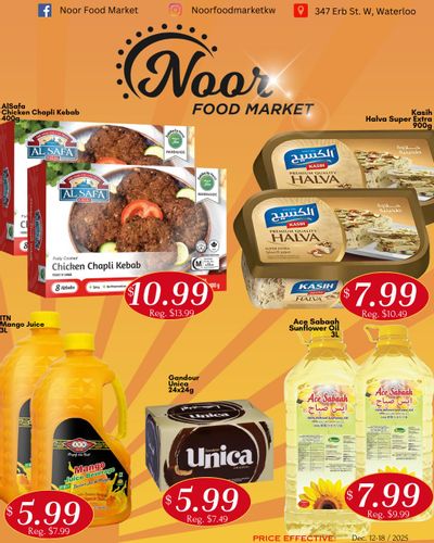 Noor Food Market Flyer December 12 to 18