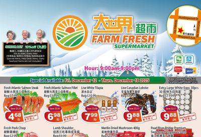 Farm Fresh Supermarket Flyer December 12 to 18