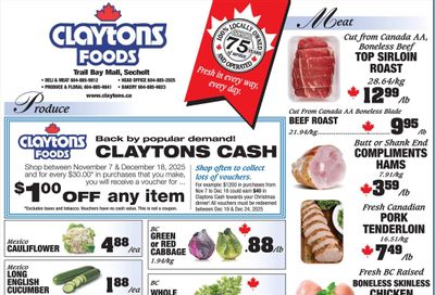 Claytons Heritage Market Flyer December 12 to 18