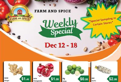 Farm And Spice Grocers Flyer December 12 to 18