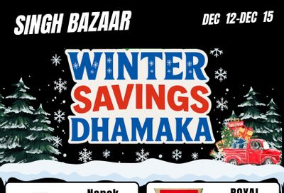 Singh Bazaar Flyer December 12 to 15