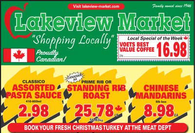 Lakeview Market Flyer December 13 to 19