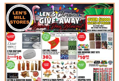 Len's Mill Stores Flyer December 15 to 28