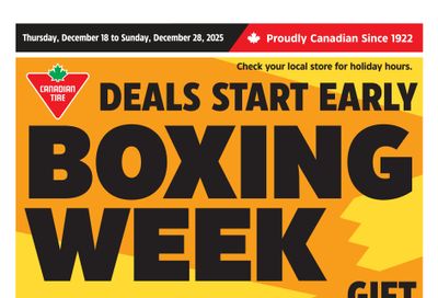 Canadian Tire (ON) Flyer December 18 to 28 