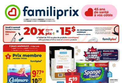 Familiprix Flyer December 18 to 24