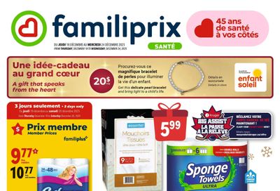 Familiprix Sante Flyer December 18 to 24