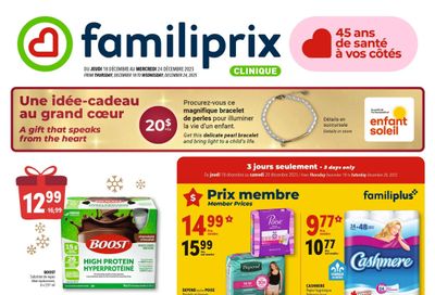 Familiprix Clinique Flyer December 18 to 24