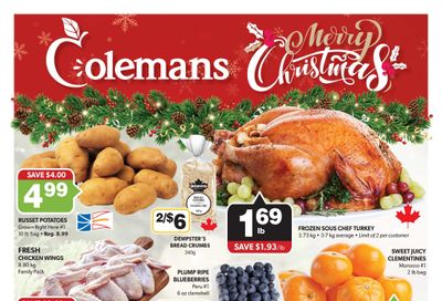 Coleman's Flyer December 18 to 24