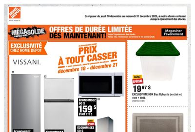 Home Depot (QC) Flyer December 18 to 31