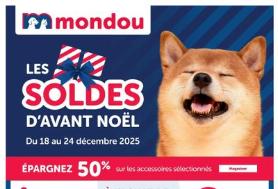 Mondou Flyer December 18 to 24