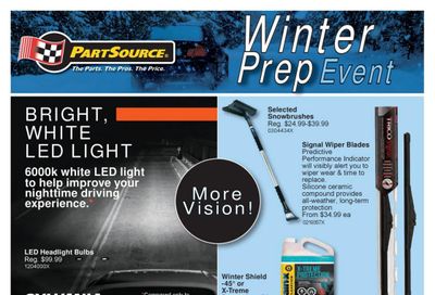 PartSource Flyer December 18 to 31