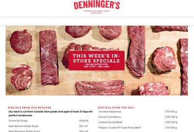 Denninger's Weekly Specials December 17 to 23
