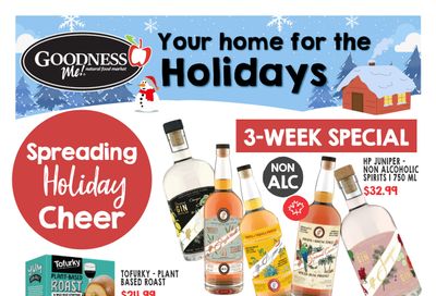 Goodness Me Flyer December 17 to January 6