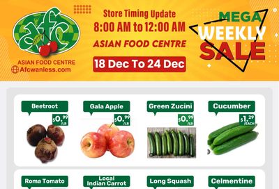 Asian Food Centre (Wanless Dr.) Flyer December 18 to 24