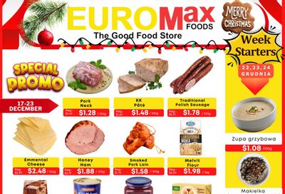 EuroMax Foods Bi-Weekly Flyer December 17 to 23