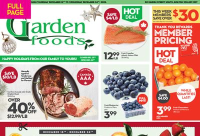 Garden Foods Flyer December 18 to 24