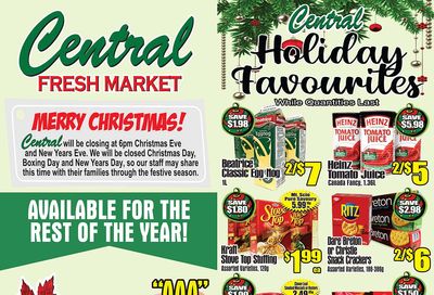 Central Fresh Market Flyer December 18 to 31