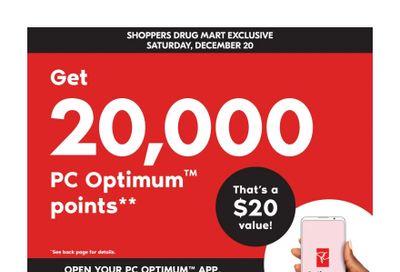 Shoppers Drug Mart (West) Flyer December 20 to 22