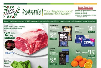 Nature's Emporium Bi-Weekly Flyer December 18 to 31