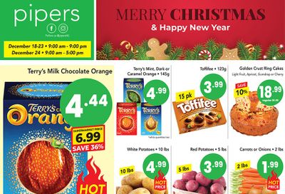Pipers Superstore Flyer December 18 to 24