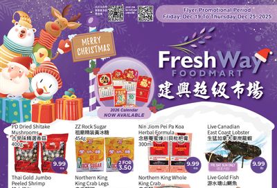 FreshWay Foodmart Flyer December 19 to 25