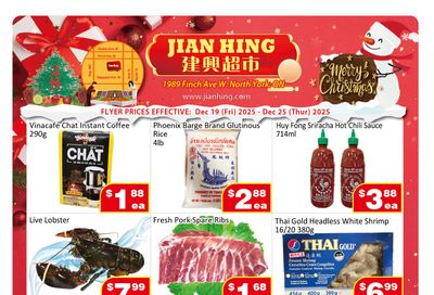 Jian Hing Supermarket (North York) Flyer December 19 to 25