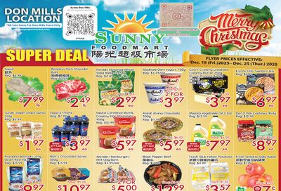 Sunny Foodmart (Don Mills) Flyer December 19 to 25
