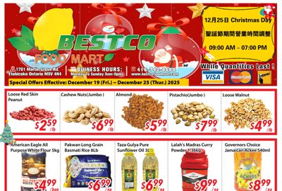 BestCo Food Mart (Etobicoke) Flyer December 19 to 25