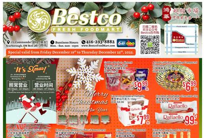 BestCo Food Mart (Scarborough) Flyer December 19 to 25