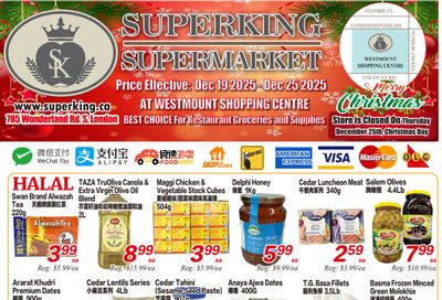 Superking Supermarket (London) Flyer December 19 to 25
