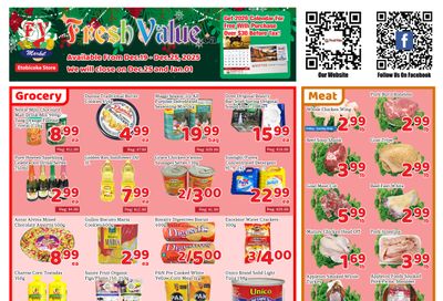 Fresh Value (Etobicoke) Flyer December 19 to 25