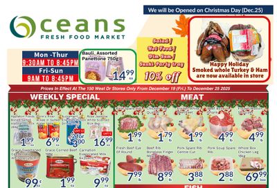Oceans Fresh Food Market (Brampton) Flyer December 19 to 25