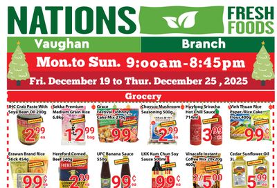 Nations Fresh Foods (Vaughan) Flyer December 19 to 25
