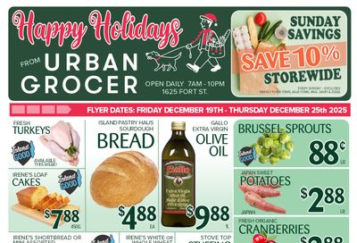 Urban Grocer Flyer December 19 to 25