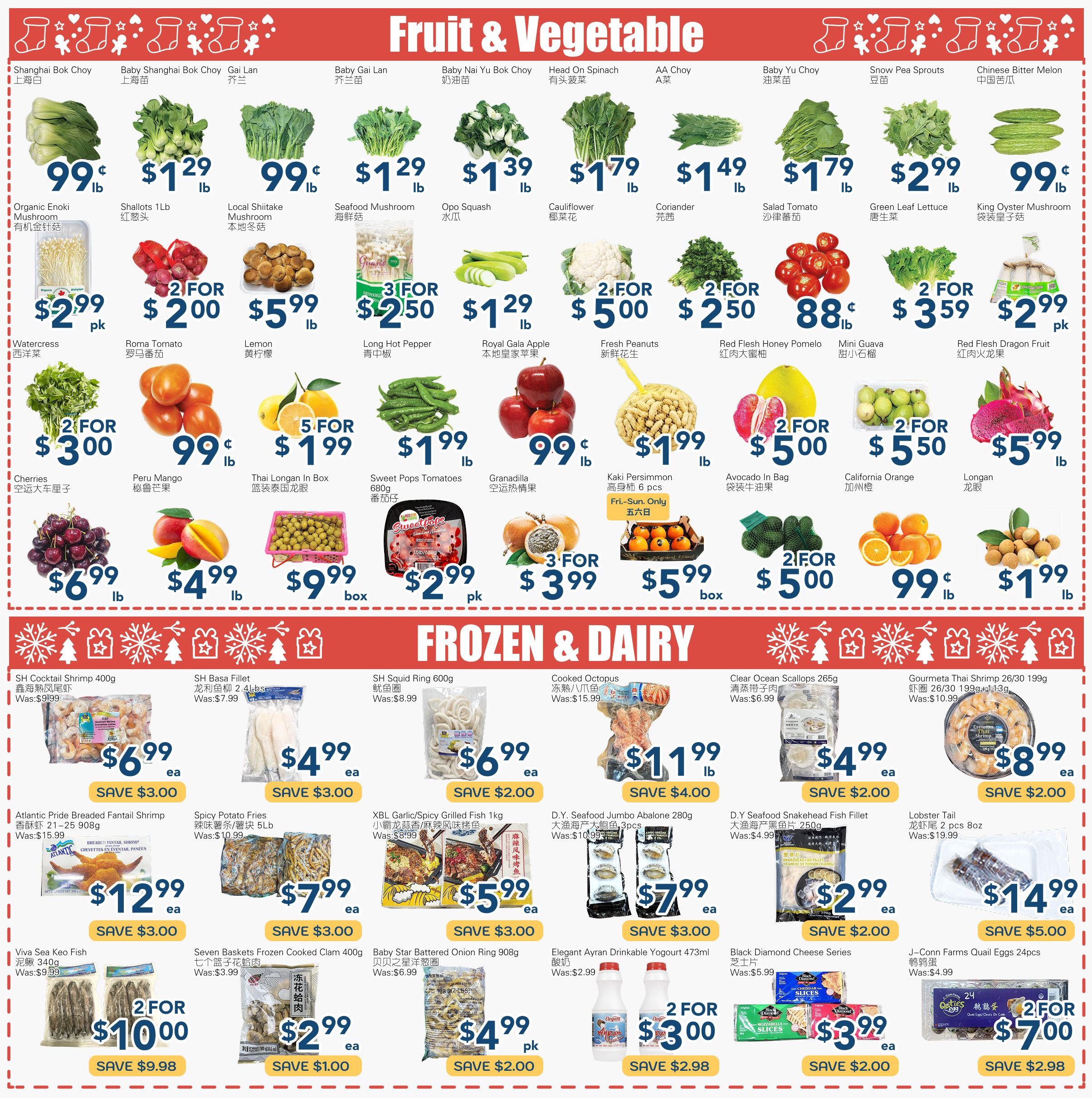 Oceans Fresh Food Market (Mississauga) Flyer December 19 to 25