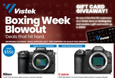 Vistek Flyer December 19 to January 8