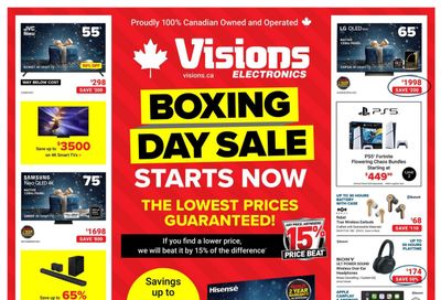 Visions Electronics Flyer December 19 to 24